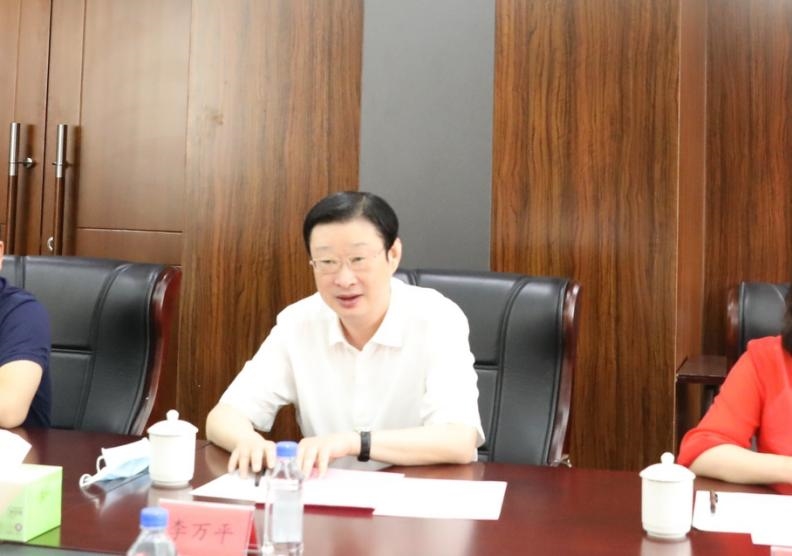宋权礼会见南京六合区区委书记,区长李万平一行
